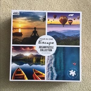 Jigsaw Puzzles  4 x 1,000 piece puzzles, plus poster